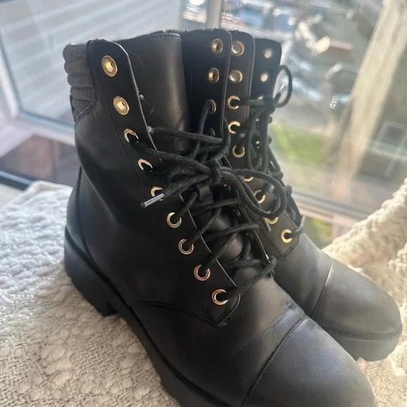 Michael Kors Black Logo Ankle Boot - Picture 2 of 7